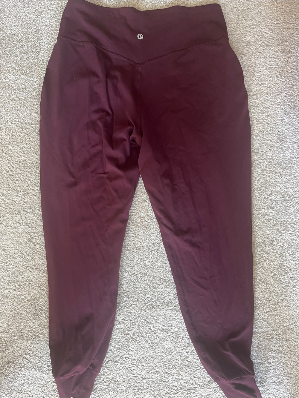 lululemon athletica Deep Wine High-Rise joggers